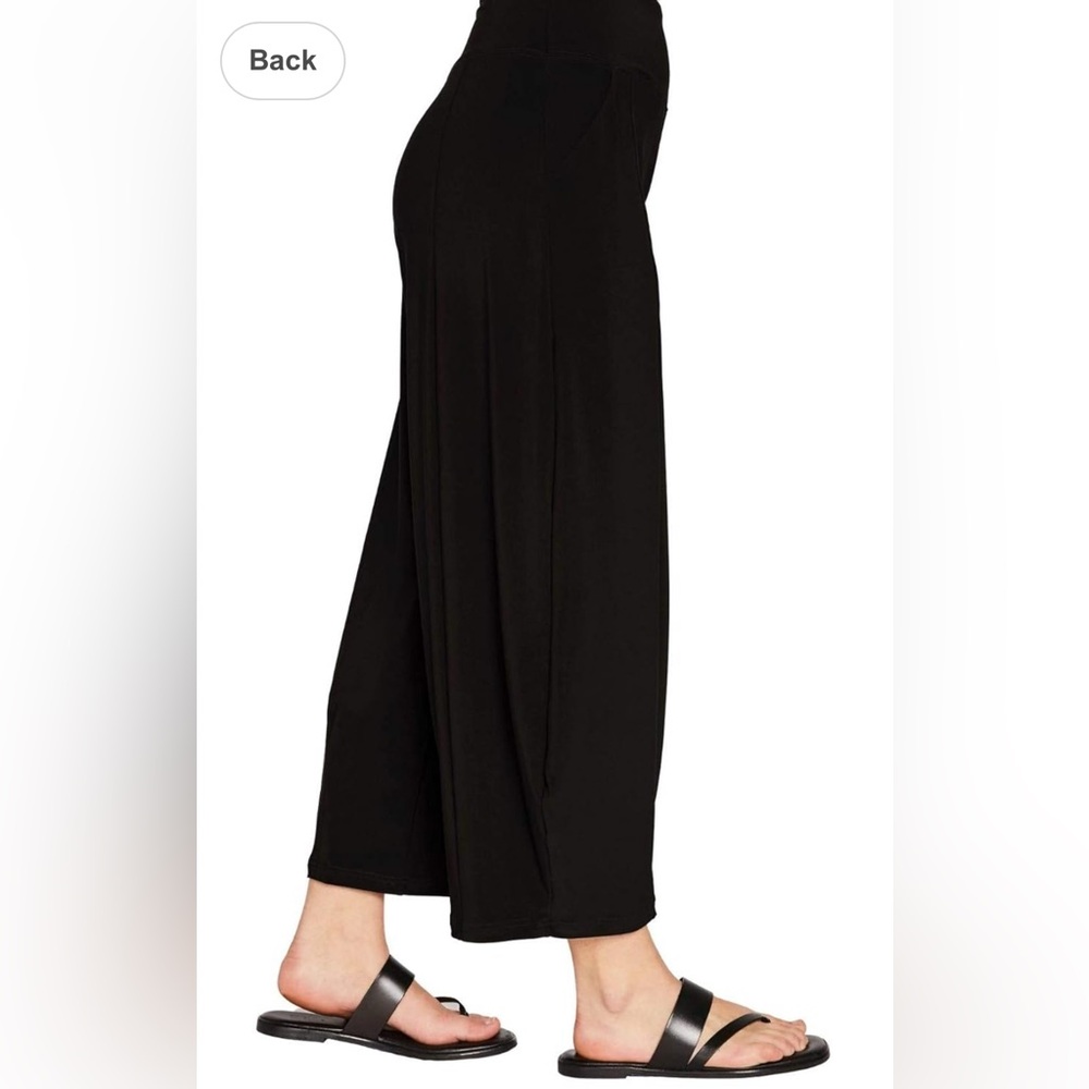 Sympli, NEW Navy 27204 Wide Leg Trouser Crop NWT - Picture 5 of 5